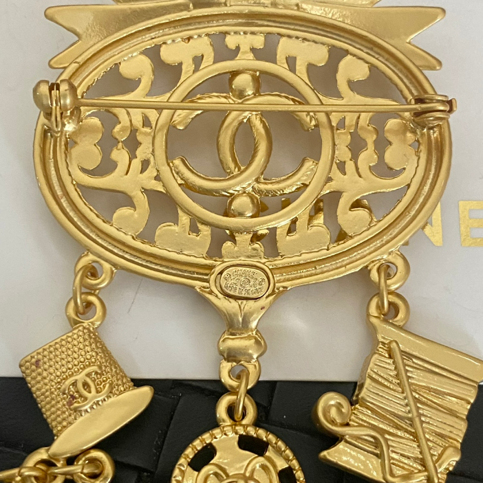 Bowtie Charms Luxe Brooch Pin