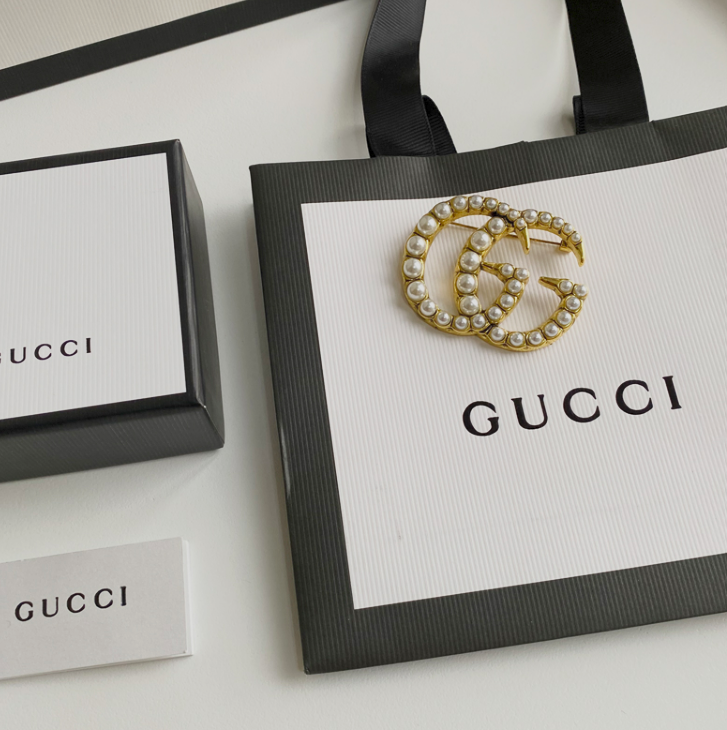 Those Pearls Are G - Luxe Fashion Design Brooch Pin