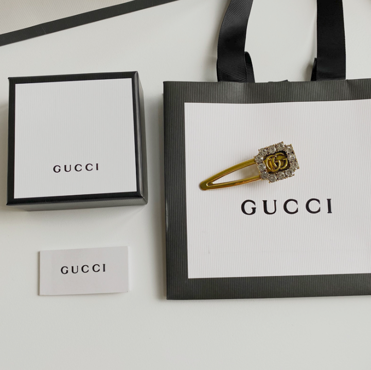 Golden G Hair Clip - Luxe Fashion Design Hair Pin Accessory