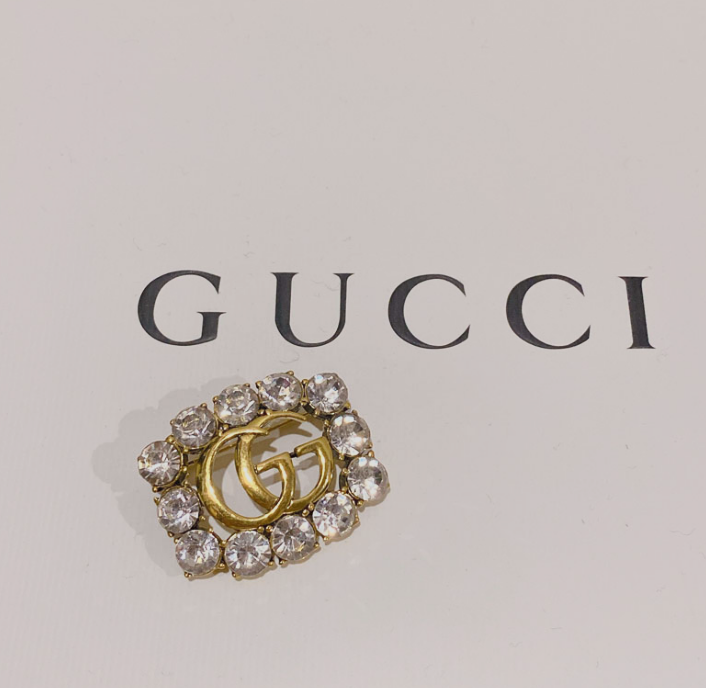 Golden G - Luxe Fashion Design Brooch Pin