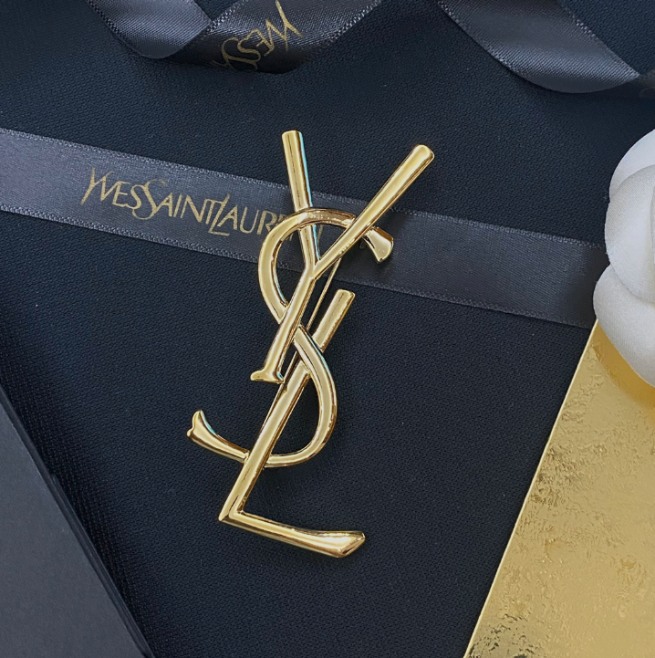 The Y Slope - Luxe Fashion Design Brooch Pin