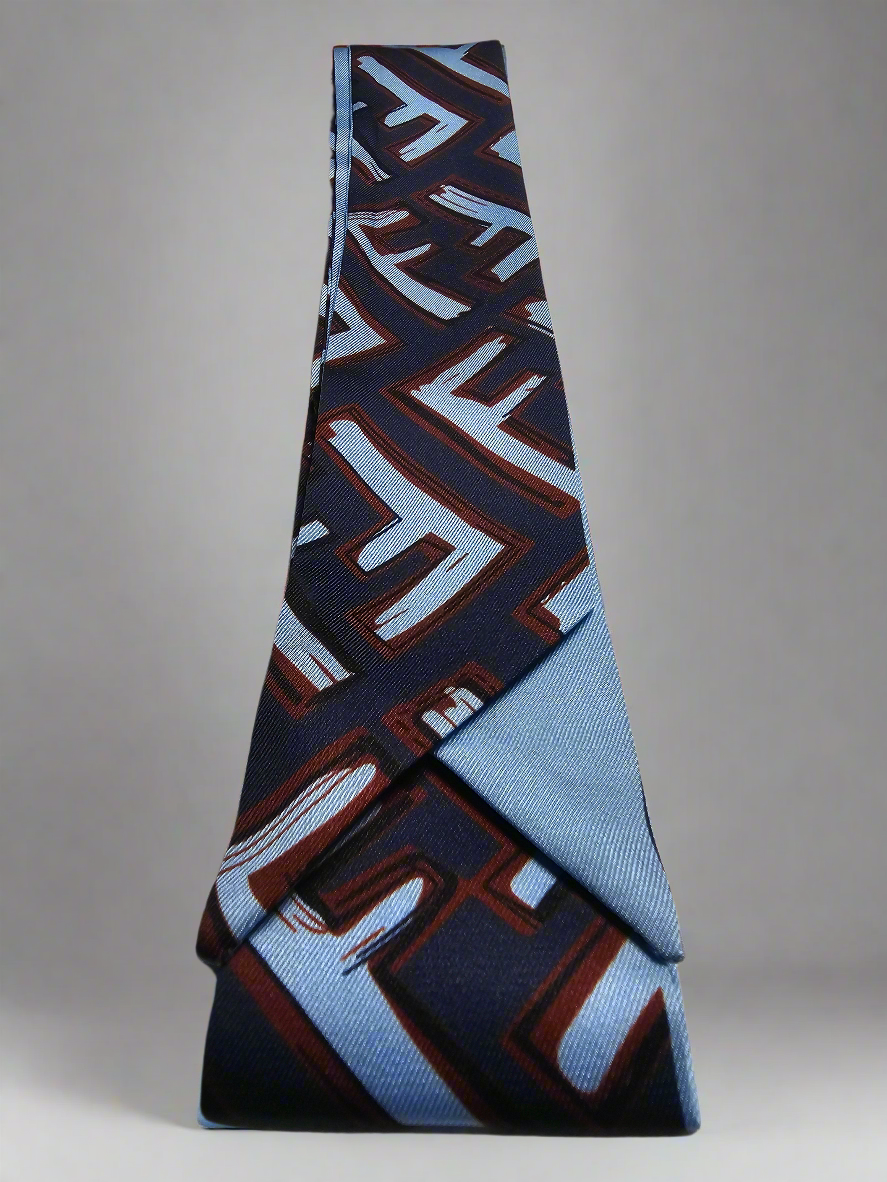 Graffiti F-Scarf - Dark Blue/Blue