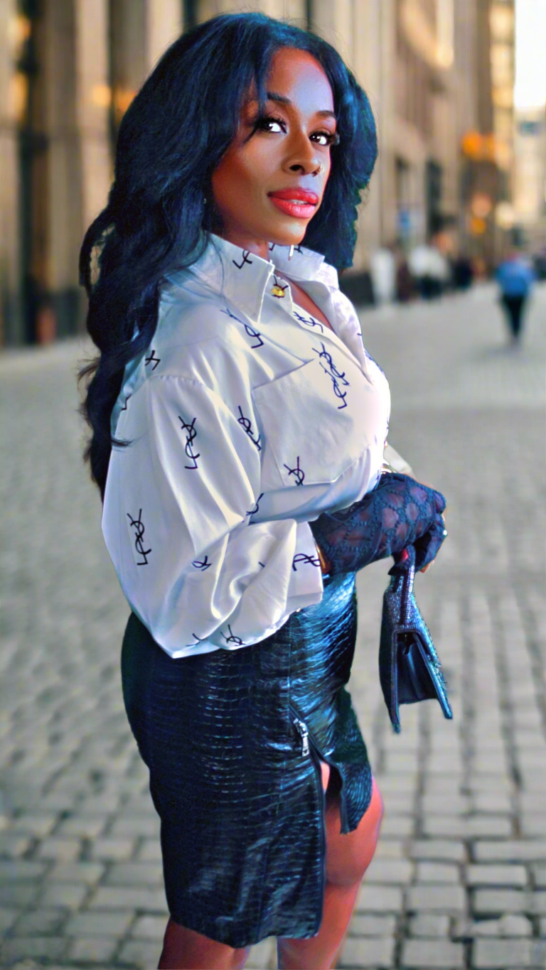 Vanilla Y Sky Blouse - L