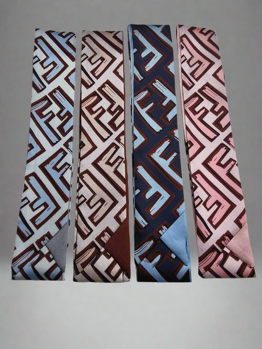 Graffiti F-Scarf - Light Blue/Blue