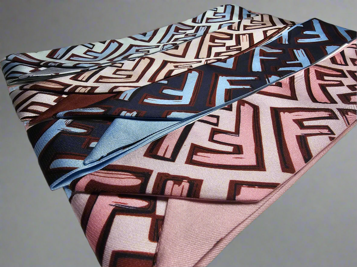 Graffiti F-Scarf - Dark Blue/Blue