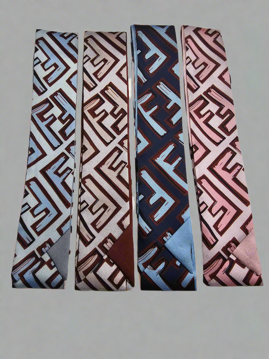 Graffiti F-Scarf - Pink/Pink