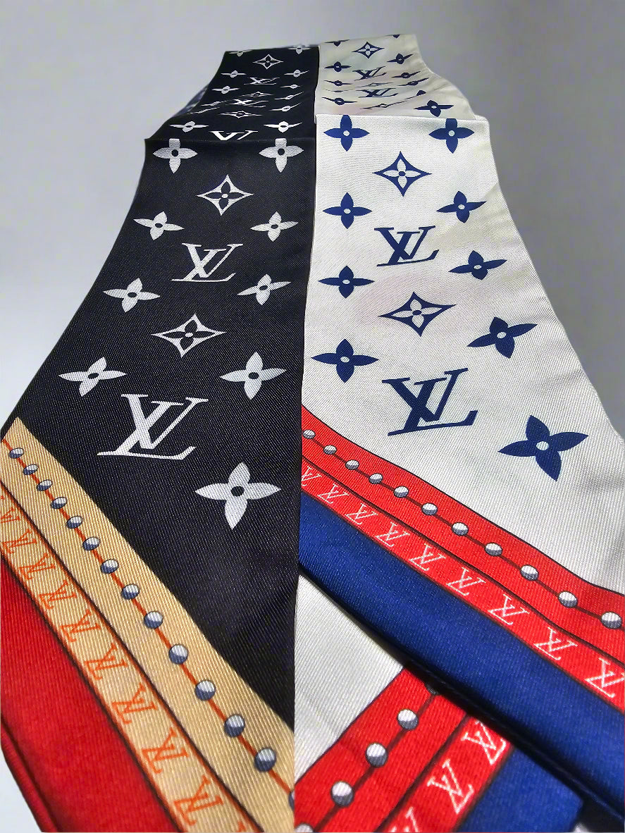 Polka Dottie Scarf - Black Multi (Reversible)