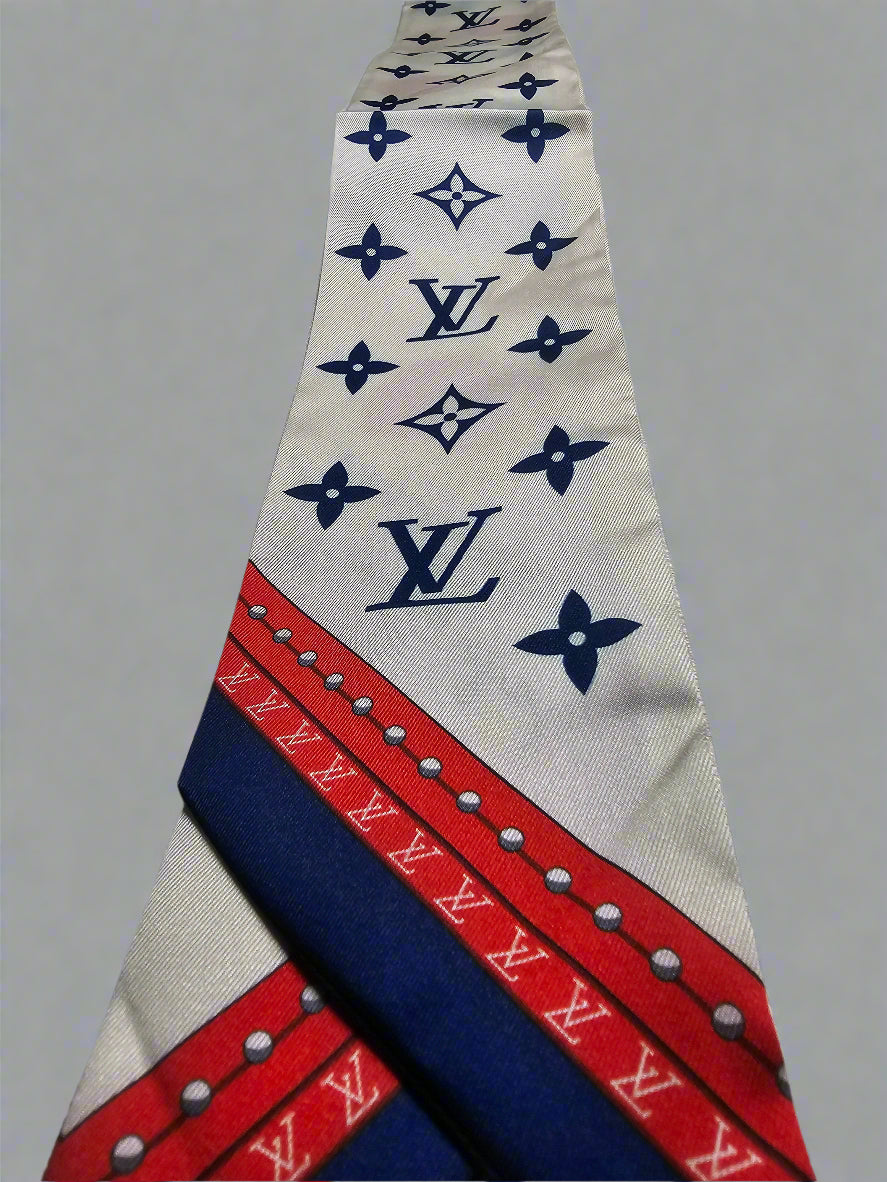 Polka Dottie Scarf - White Multi (Reversible)