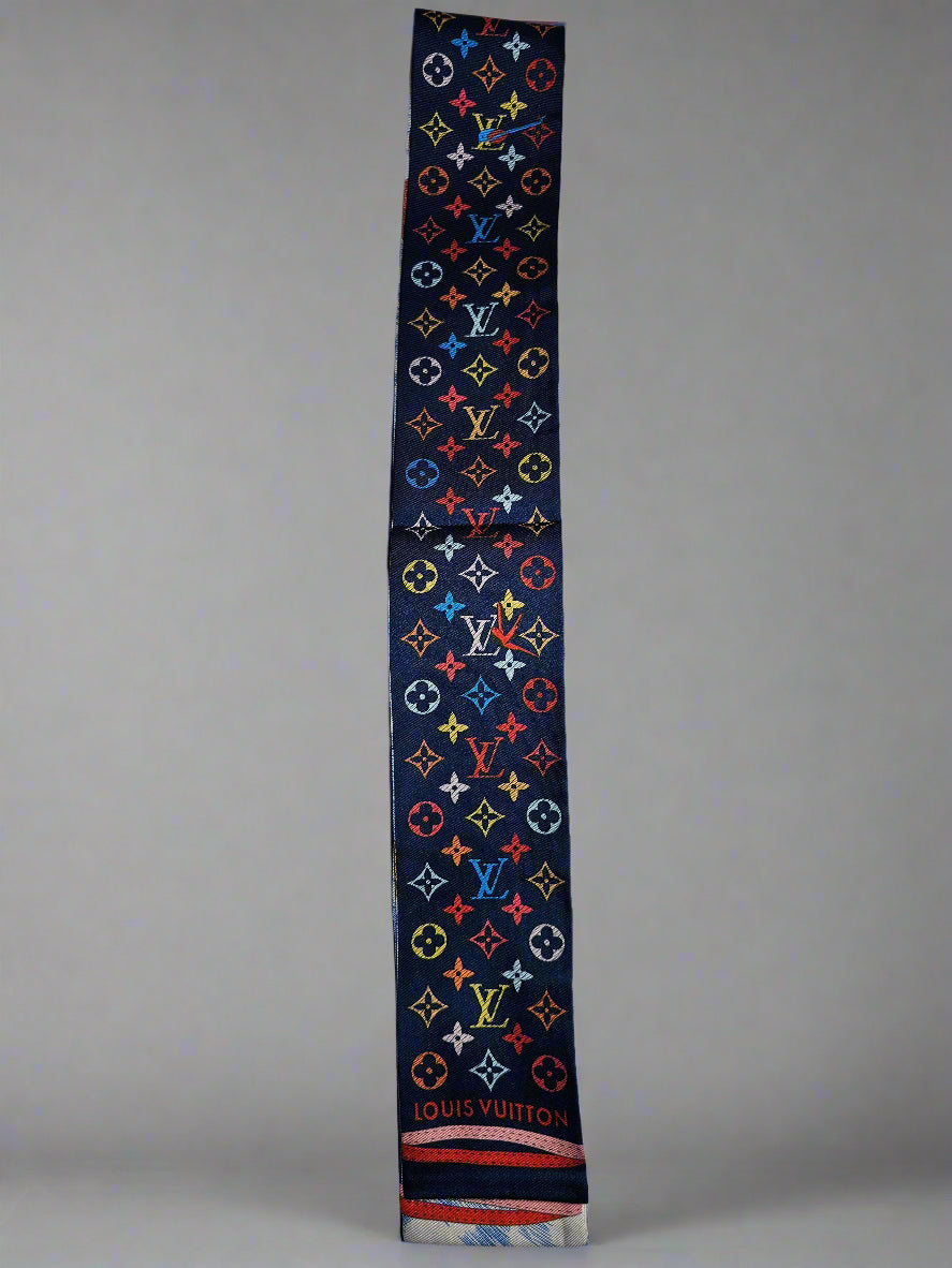 Hot Air Balloon Scarf - Blue Multi (Reversible)