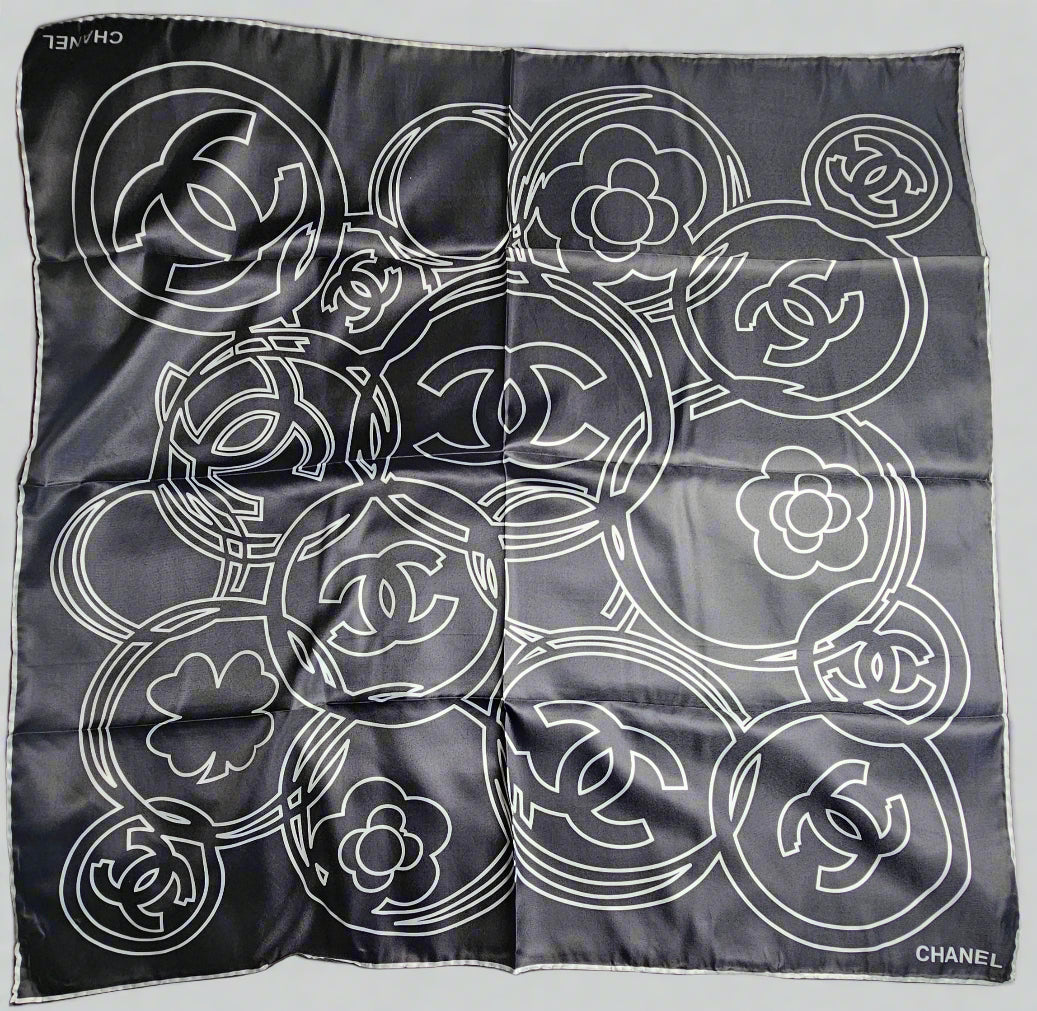 Seeing Circles Scarf (X Large) - Black