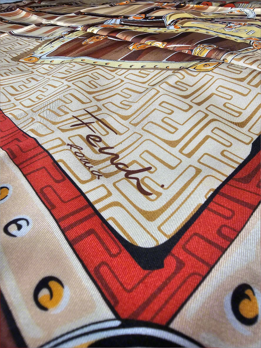 Luggage F-Scarf (X Large) - Cream