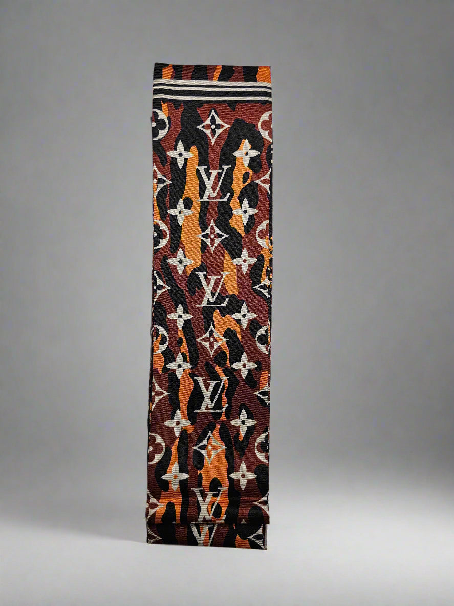 On A Safari Scarf - Brown/Black