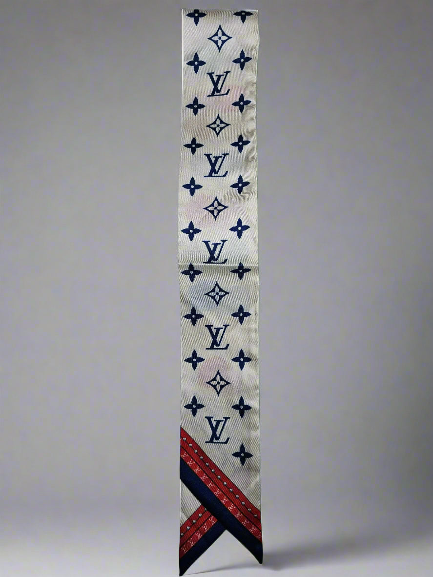 Polka Dottie Scarf - White Multi (Reversible)