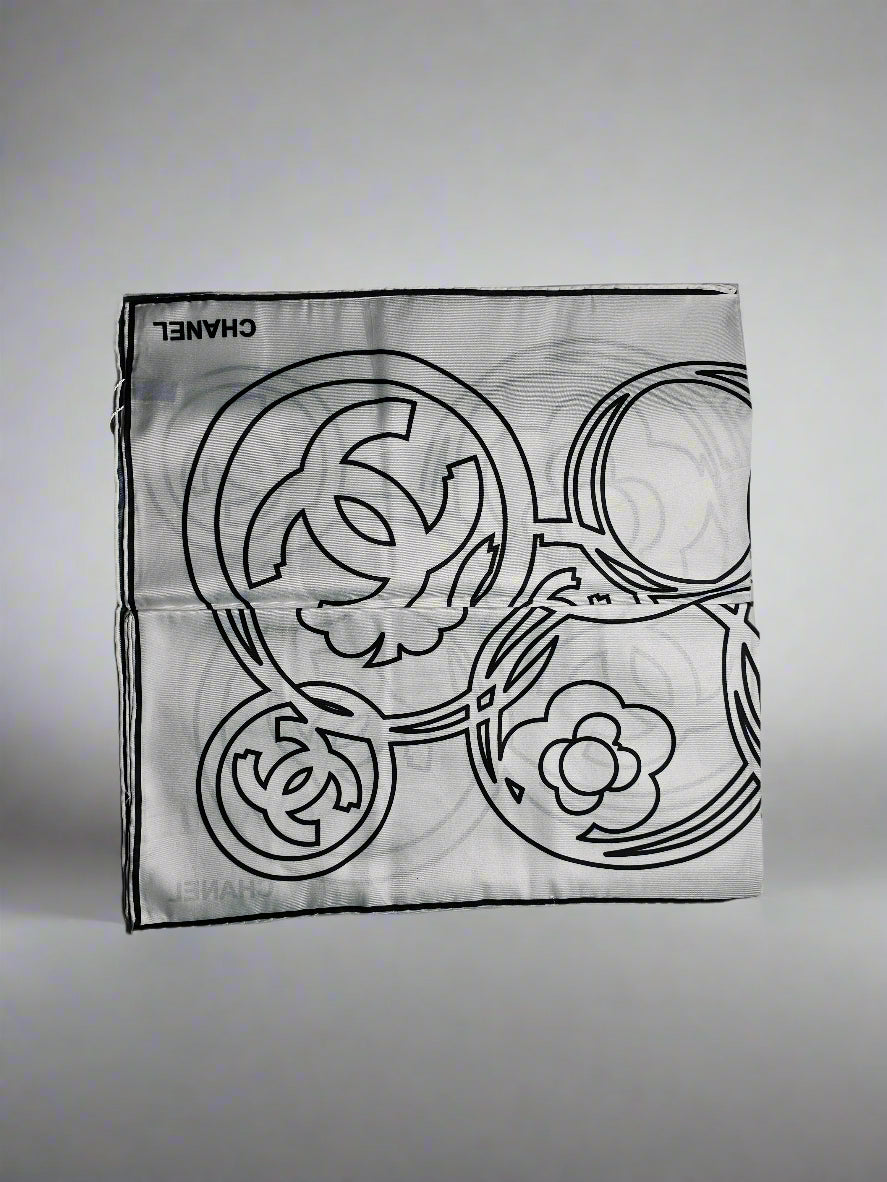 Seeing Circles Scarf (X Large) - Black