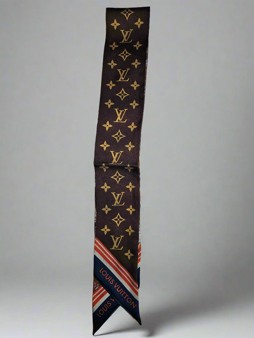 Handbags Scarf - Red/Olive Multi (Reversible)