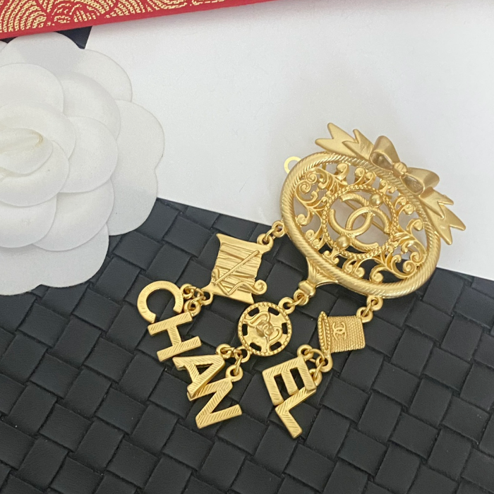 Bowtie Charms Luxe Brooch Pin