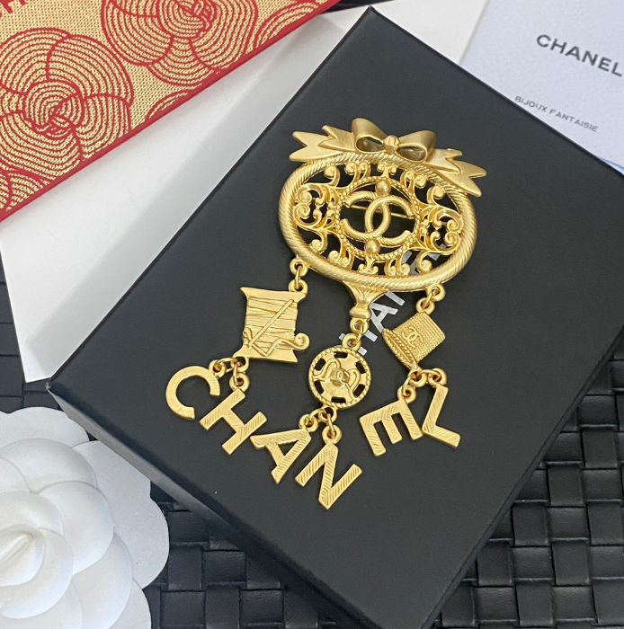 Bowtie Charms Luxe Brooch Pin