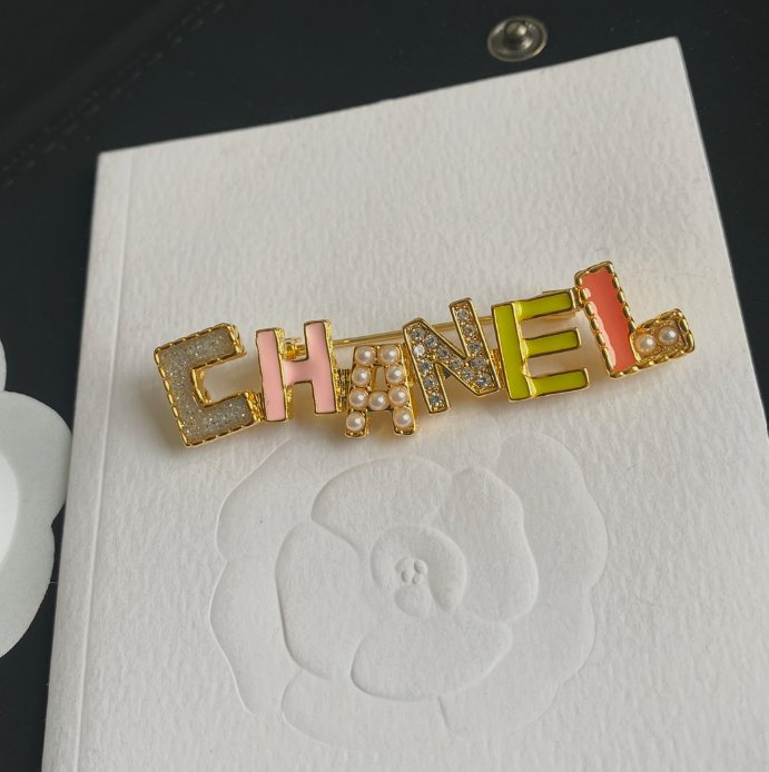Color Blocked - Luxe Fashion Design Brooch Pin