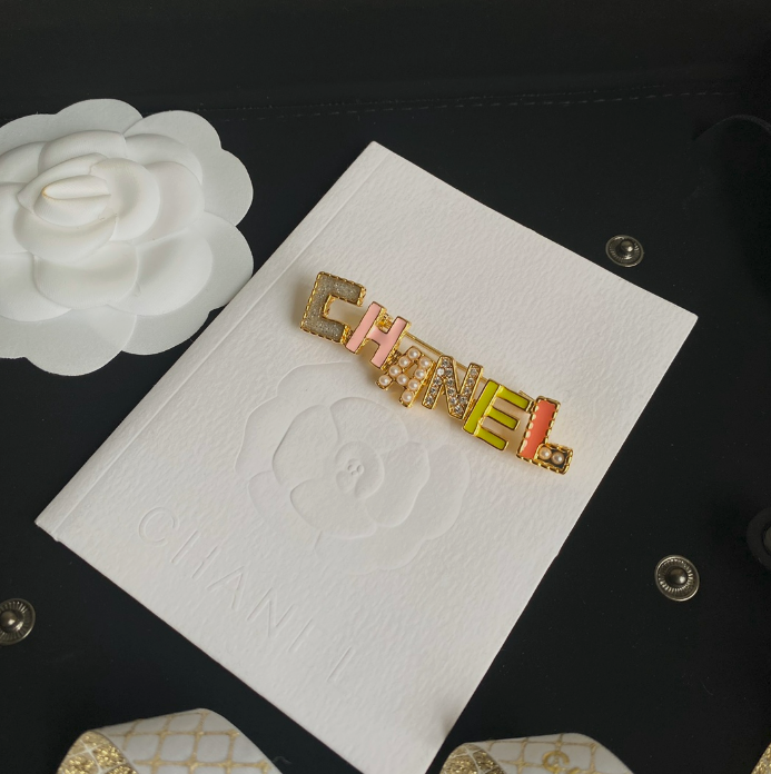 Color Blocked - Luxe Fashion Design Brooch Pin