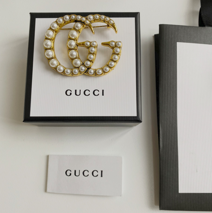 Those Pearls Are G - Luxe Fashion Design Brooch Pin