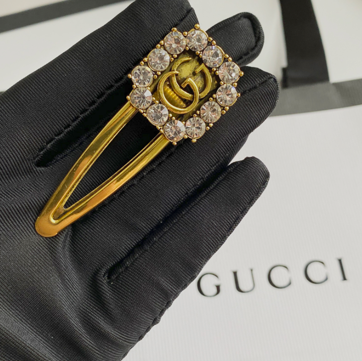 Golden G Hair Clip - Luxe Fashion Design Hair Pin Accessory