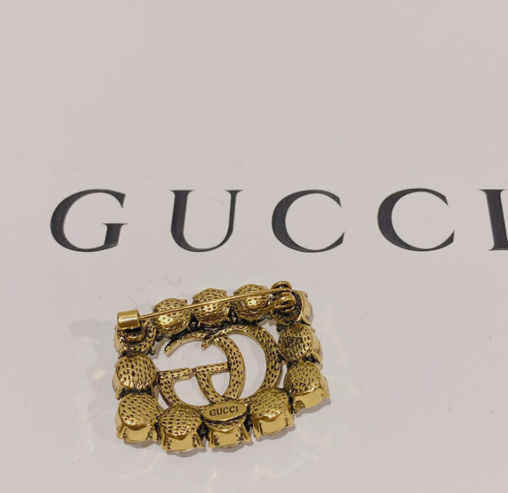 Golden G - Luxe Fashion Design Brooch Pin