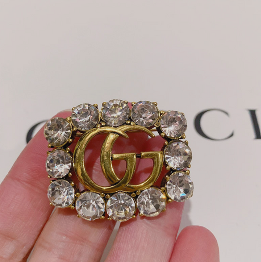 Golden G - Luxe Fashion Design Brooch Pin
