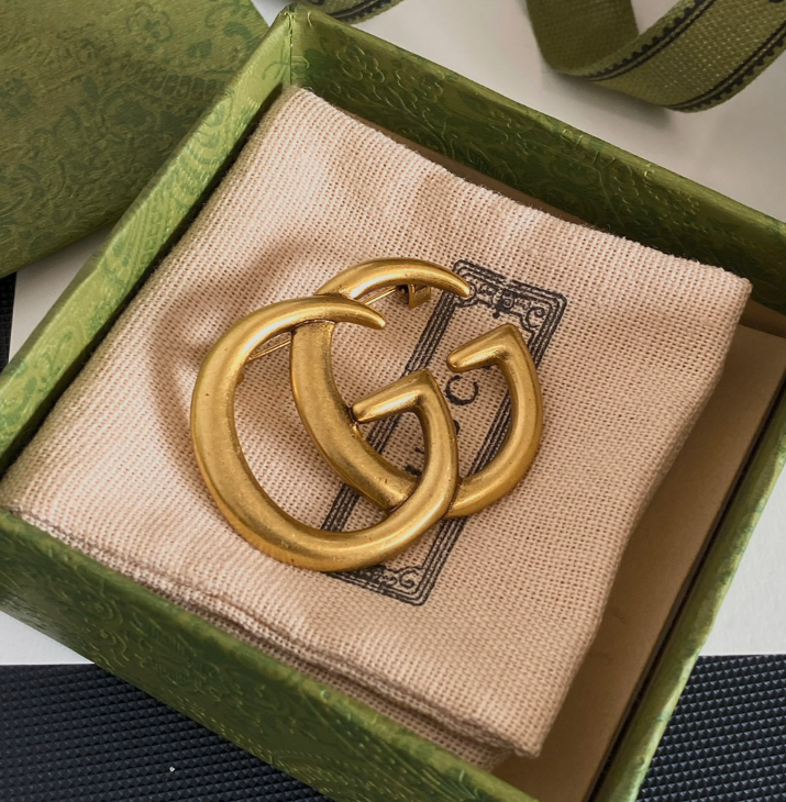 Matte G - Luxe Fashion Design Brooch Pin