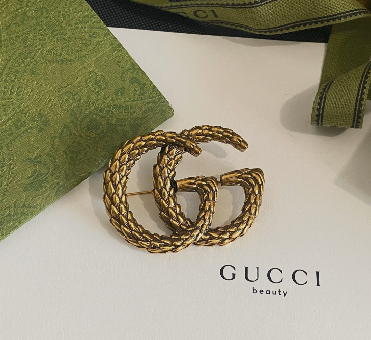Snake Skin Pin - Luxe Fashion Design Brooch Pin