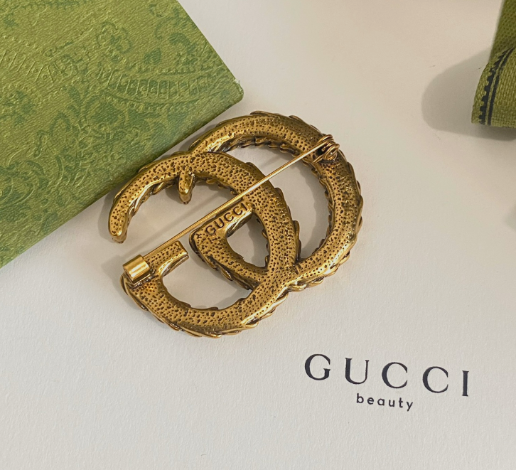 Snake Skin Pin - Luxe Fashion Design Brooch Pin