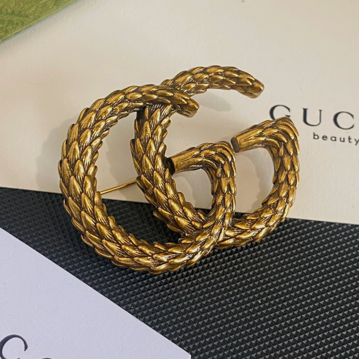 Snake Skin Pin - Luxe Fashion Design Brooch Pin