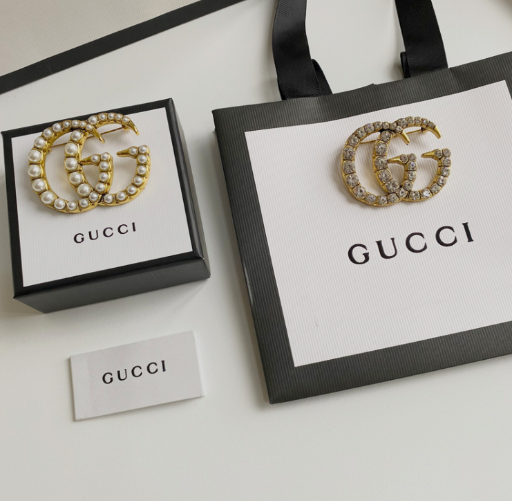 Those Diamonds Are G - Luxe Fashion Design Brooch Pin