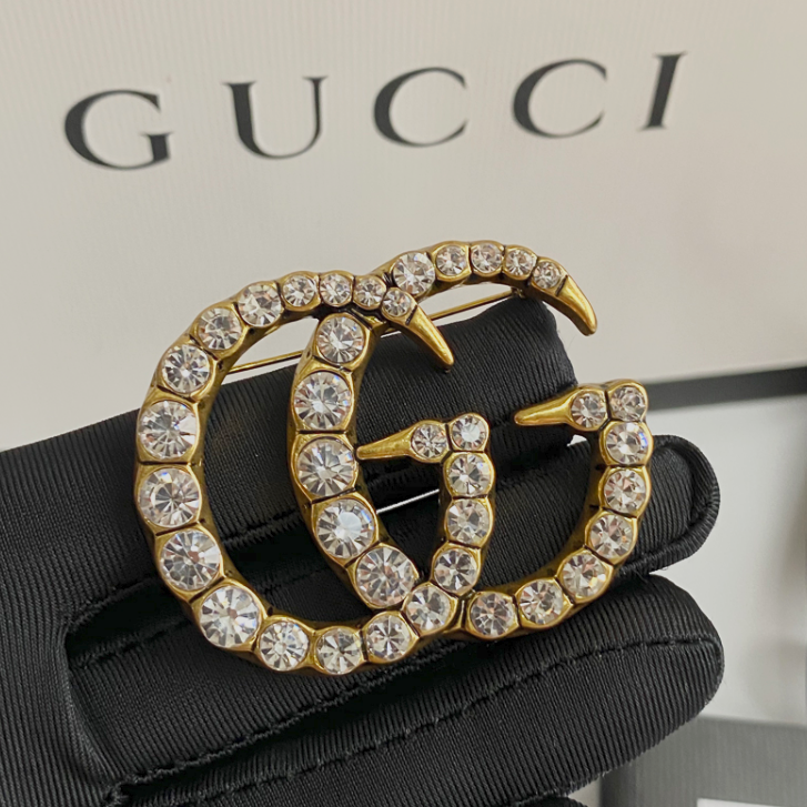 Those Diamonds Are G - Luxe Fashion Design Brooch Pin