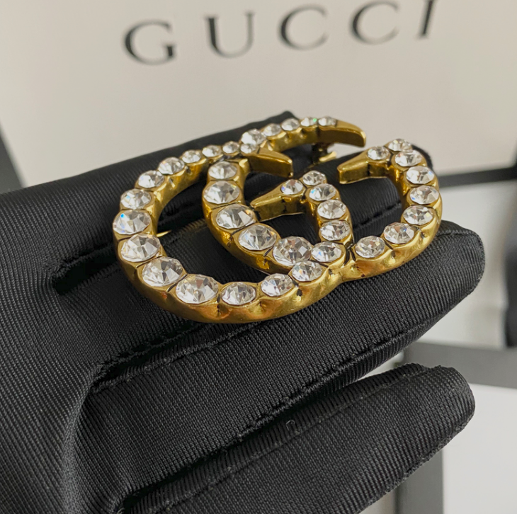 Those Diamonds Are G - Luxe Fashion Design Brooch Pin
