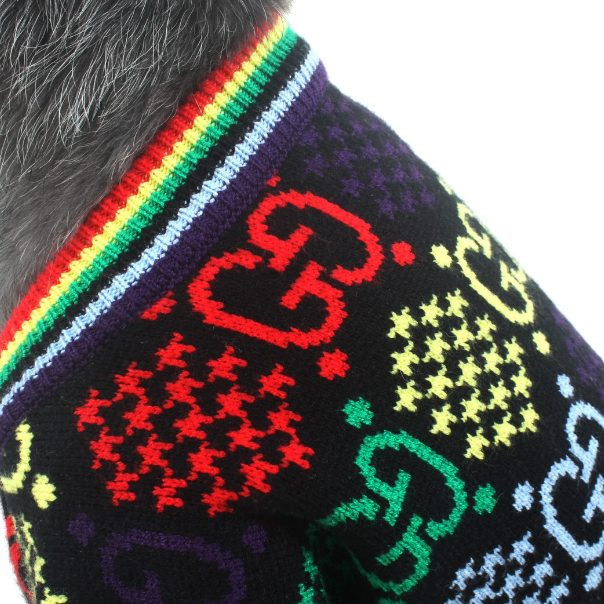 Multi Color Block Sweater - Black