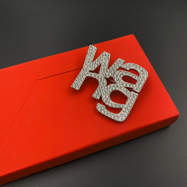 Let's Wang - Luxe Fashion Design Brooch Pin