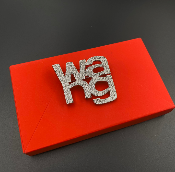 Let's Wang - Luxe Fashion Design Brooch Pin