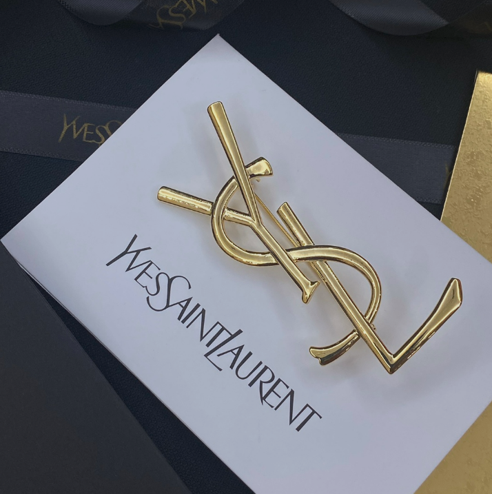 The Y Slope - Luxe Fashion Design Brooch Pin