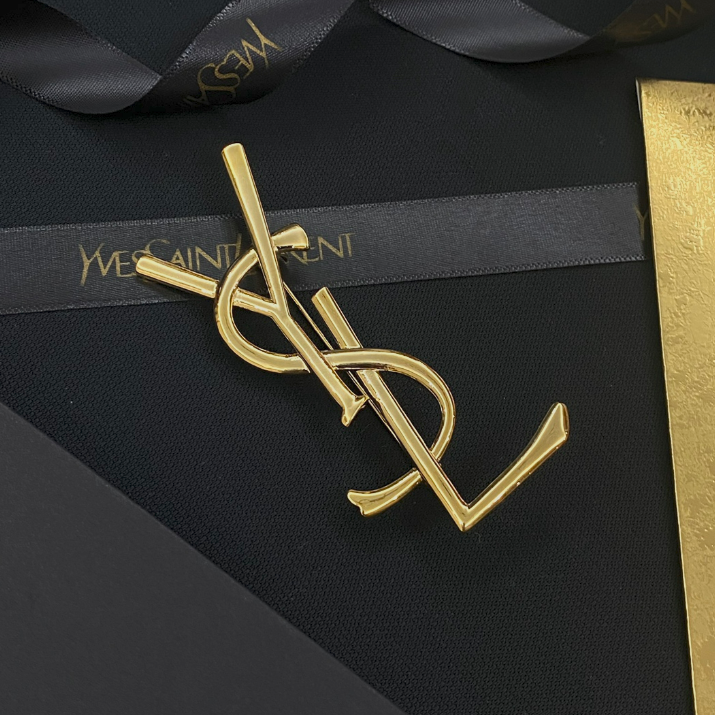The Y Slope - Luxe Fashion Design Brooch Pin