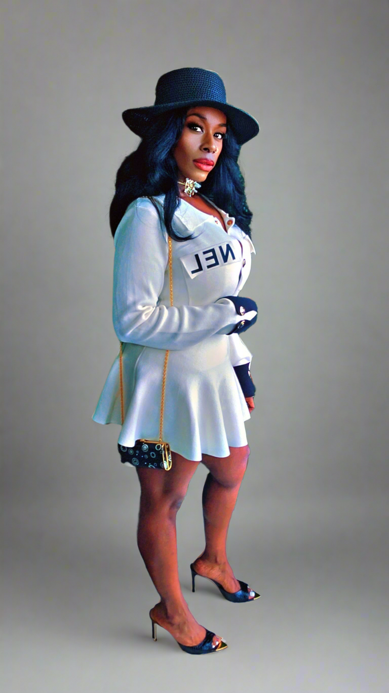 Ying Yang Sweater (White) - S/M