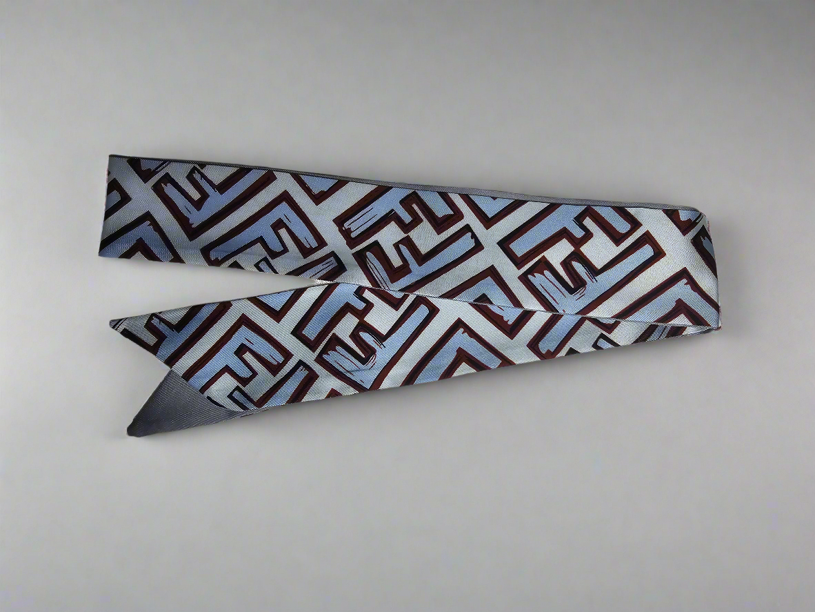 Graffiti F-Scarf - Light Blue/Blue