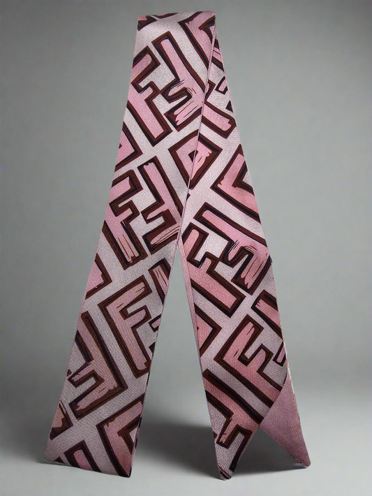 Graffiti F-Scarf - Pink/Pink