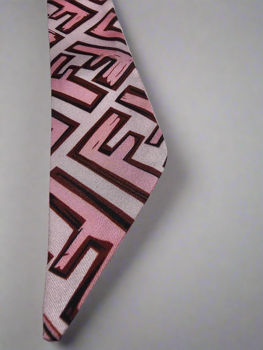 Graffiti F-Scarf - Pink/Pink