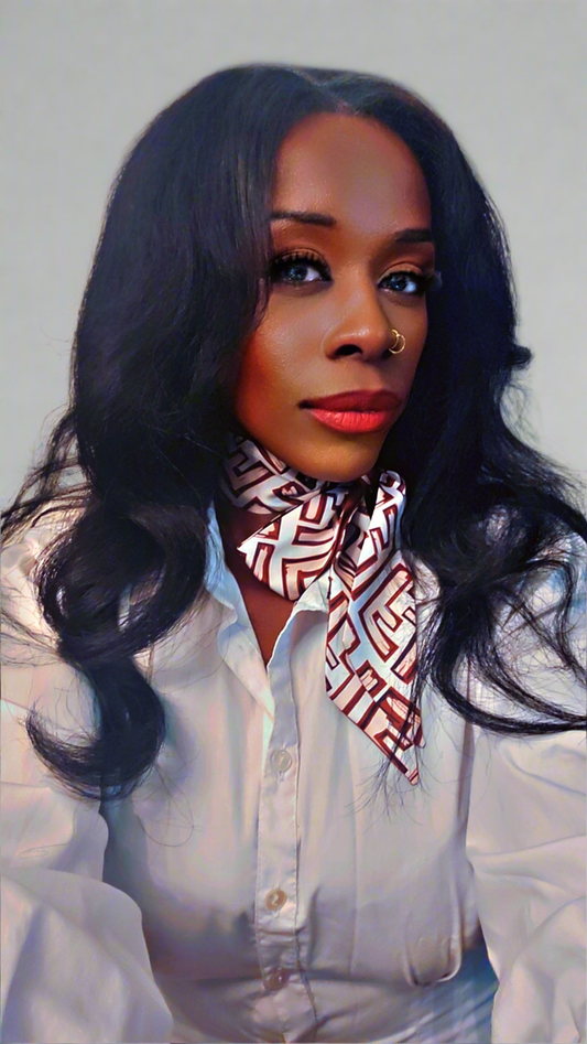 Graffiti F-Scarf - White/Brown