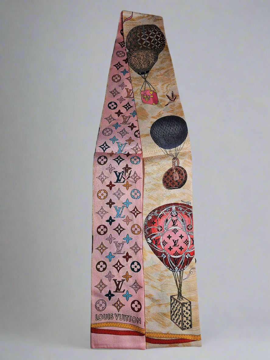 Hot Air Balloon Scarf - Pink Multi (Reversible)