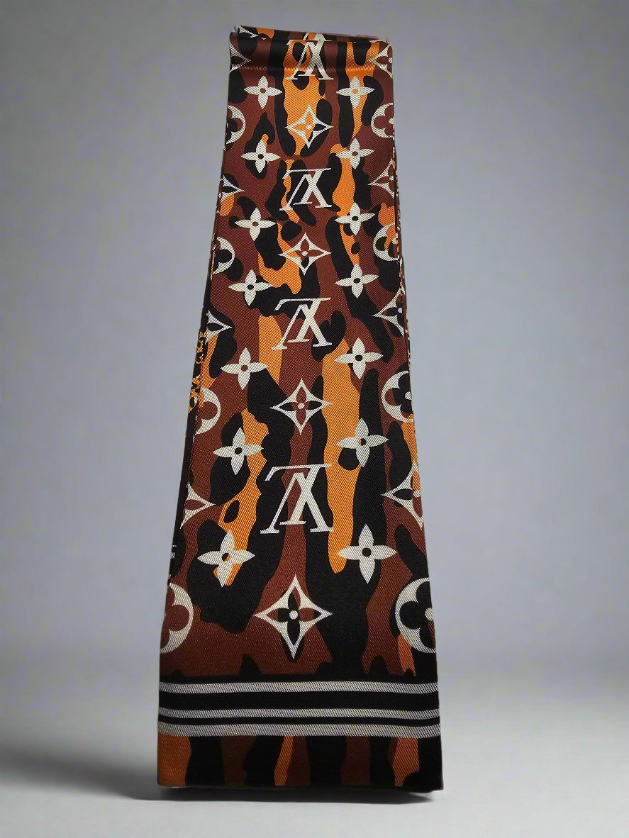 On A Safari Scarf - Brown/Black