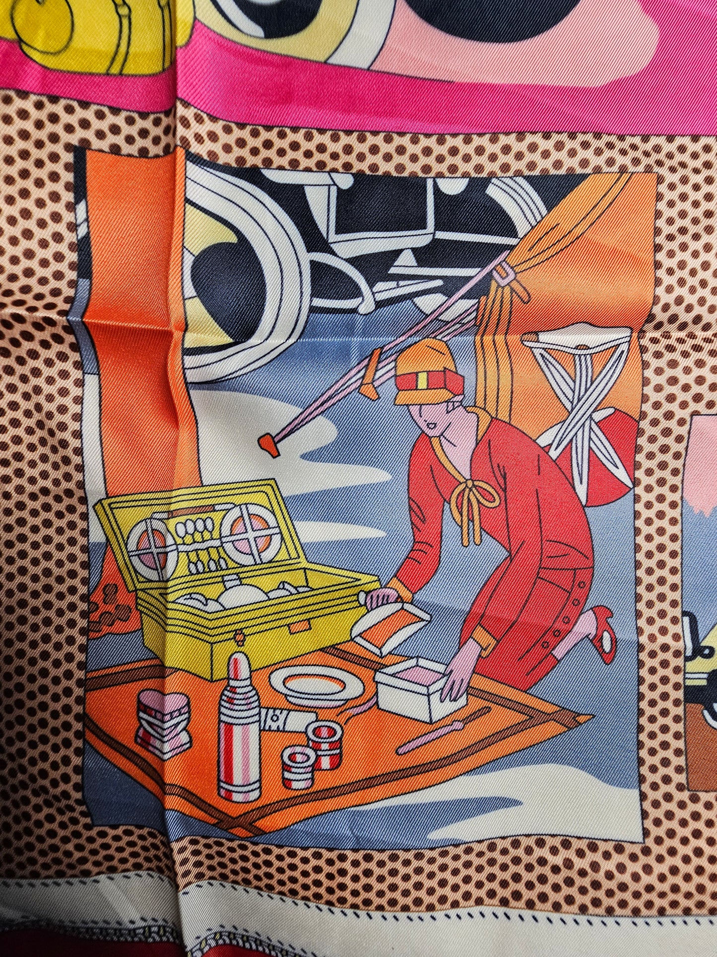 Road Trip Scarf (X Large) - Pink / Orange / Yellow Multi