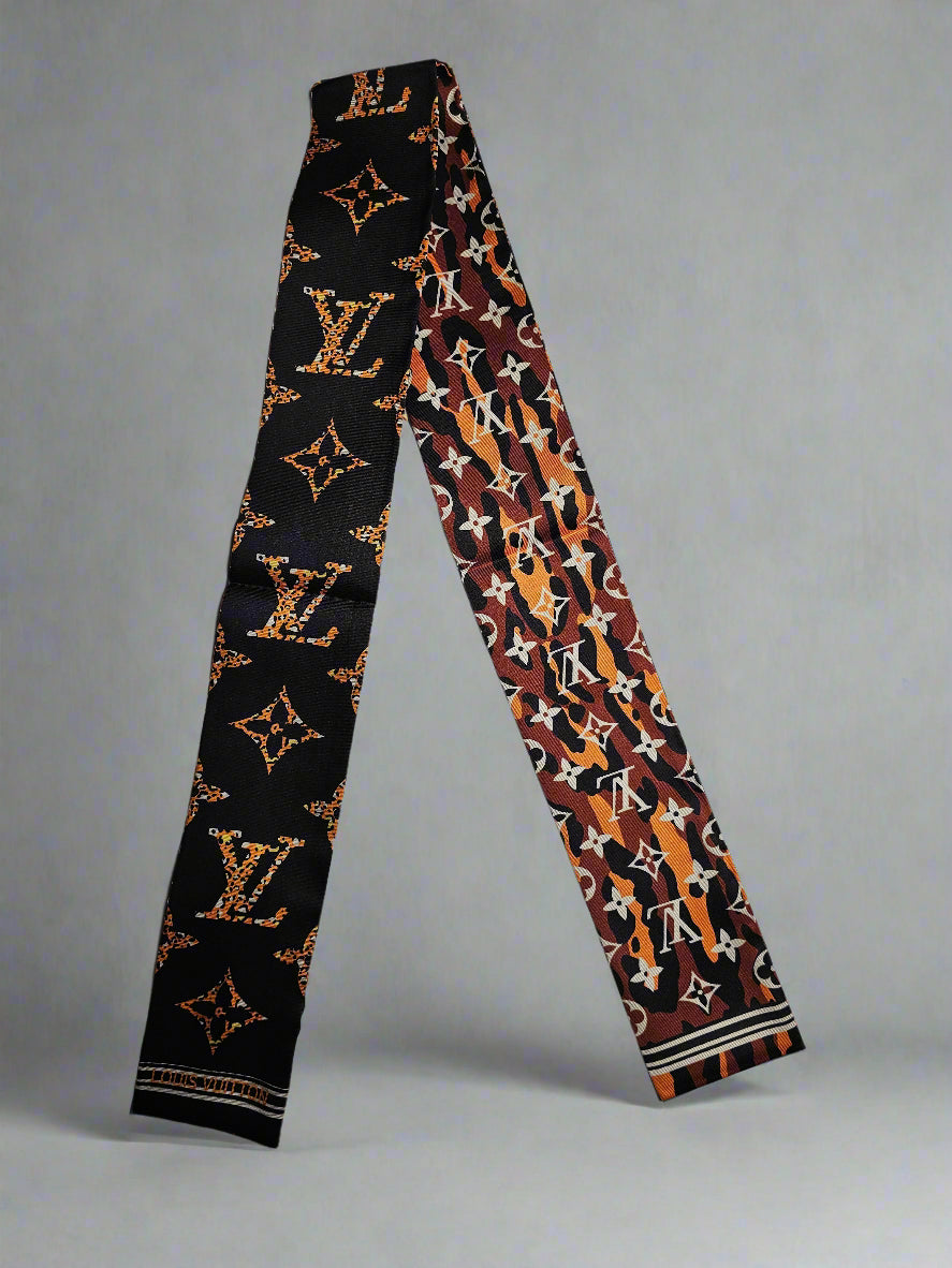 On A Safari Scarf - Brown/Black