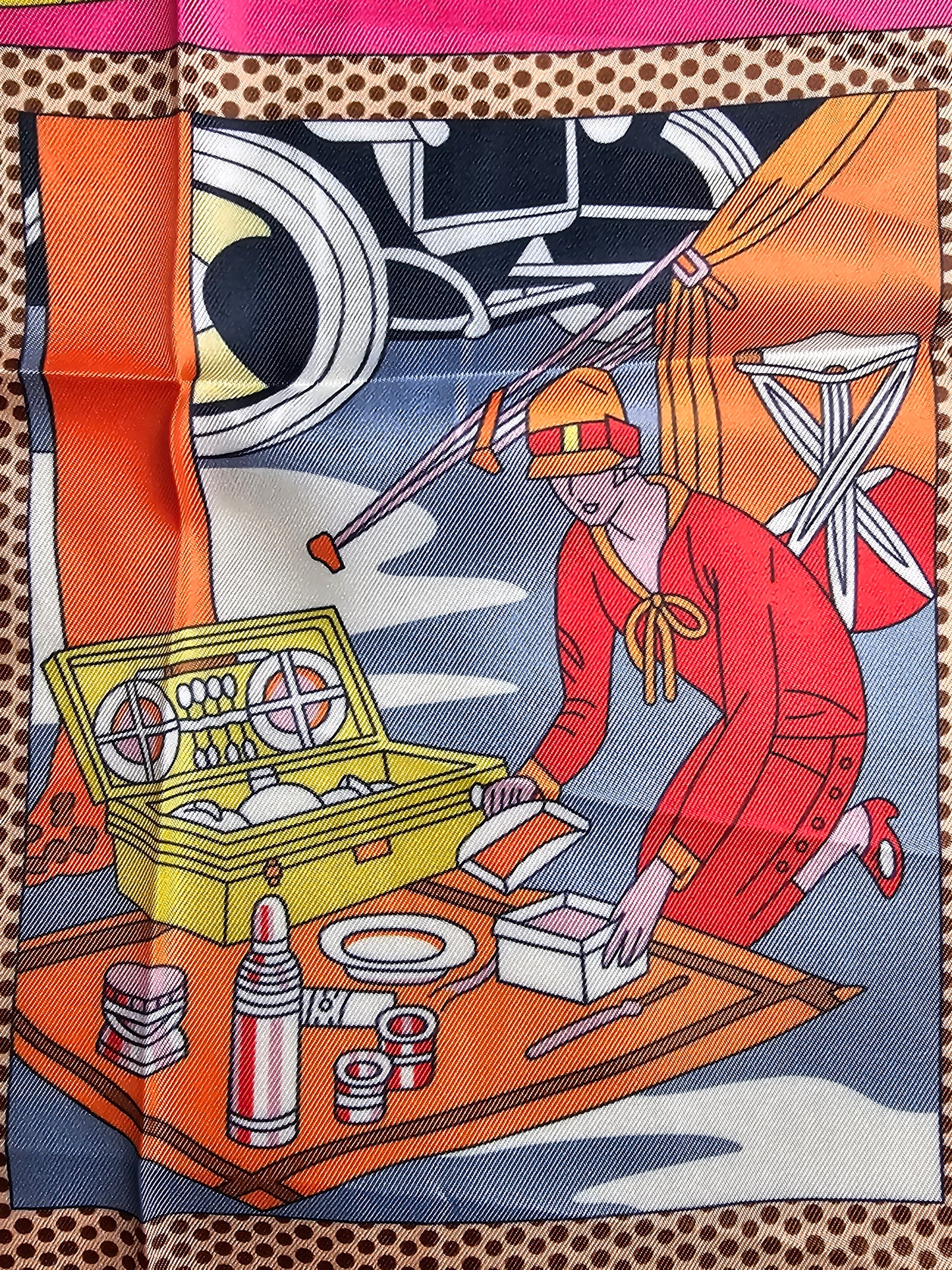 Road Trip Scarf (X Large) - Pink / Orange / Yellow Multi