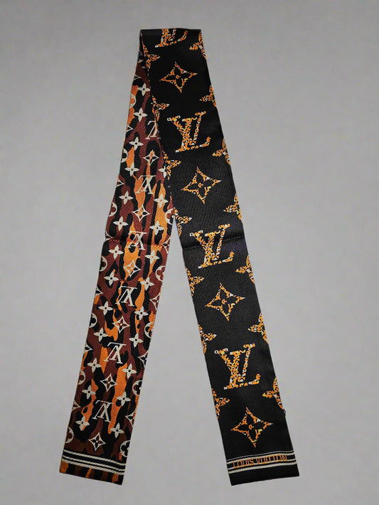 On A Safari Scarf - Brown/Black